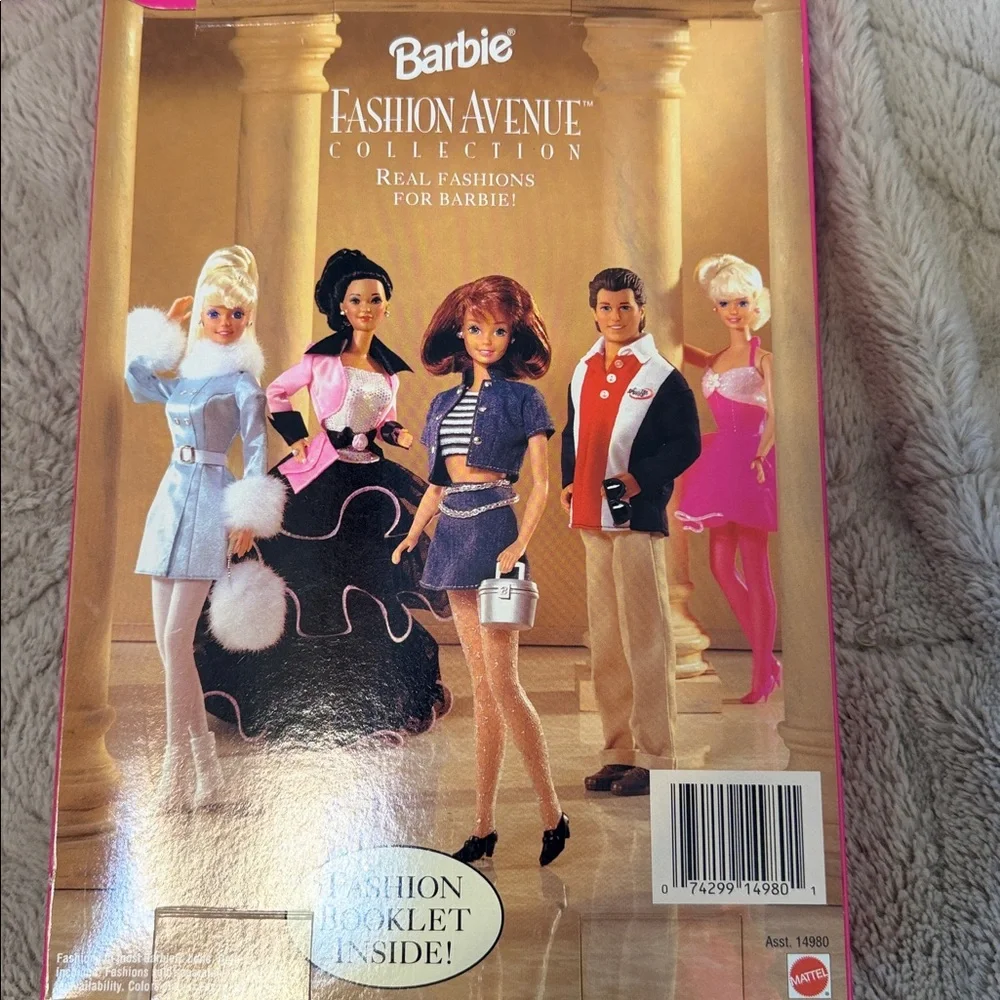 Fashion Avenue vintage Barbie outfit 1995 NIB purse, pants jumper turtleneck lot